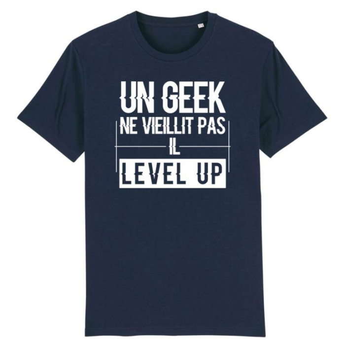 T-shirt Un Geek marine